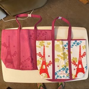 Lancôme—-set of 2 totes